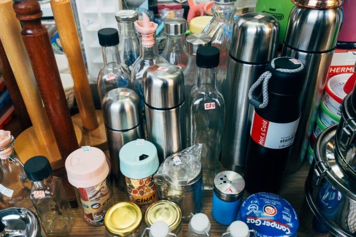 Reusing bottles leads to reducing waste.