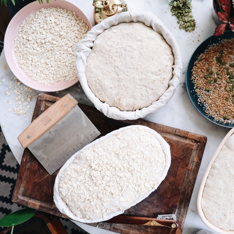 Include grains like oatmeal on your healthy food pantry list.