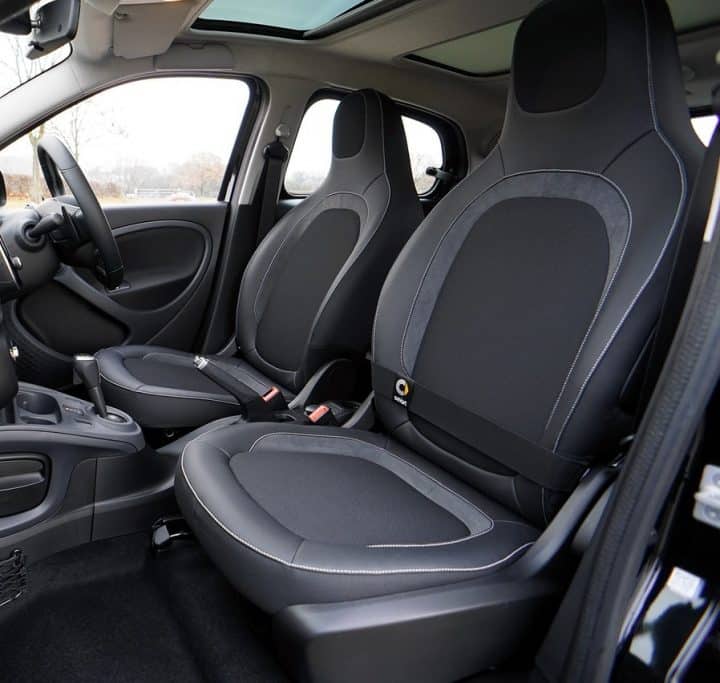 Use vinegar and baking soda as a car upholstery stain remover