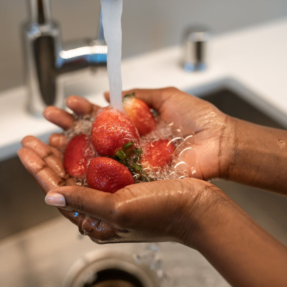 Make a vegetable and fruit cleaner with more than just water.