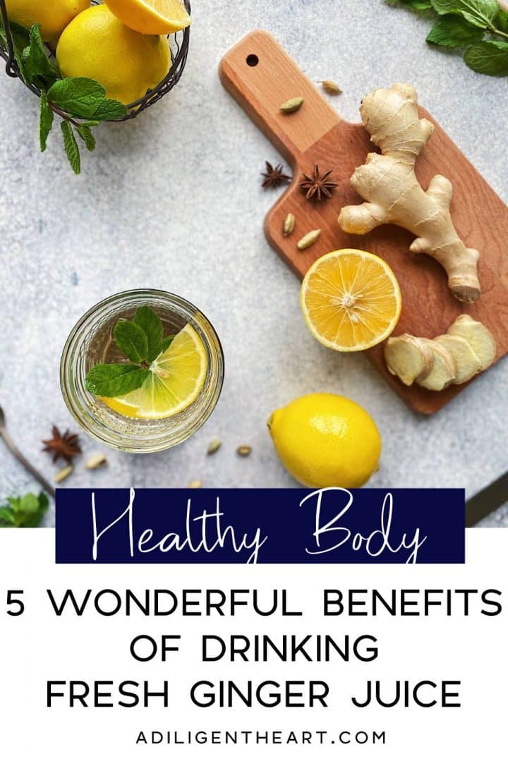 5 wonderful benefits of drinking fresh ginger juice