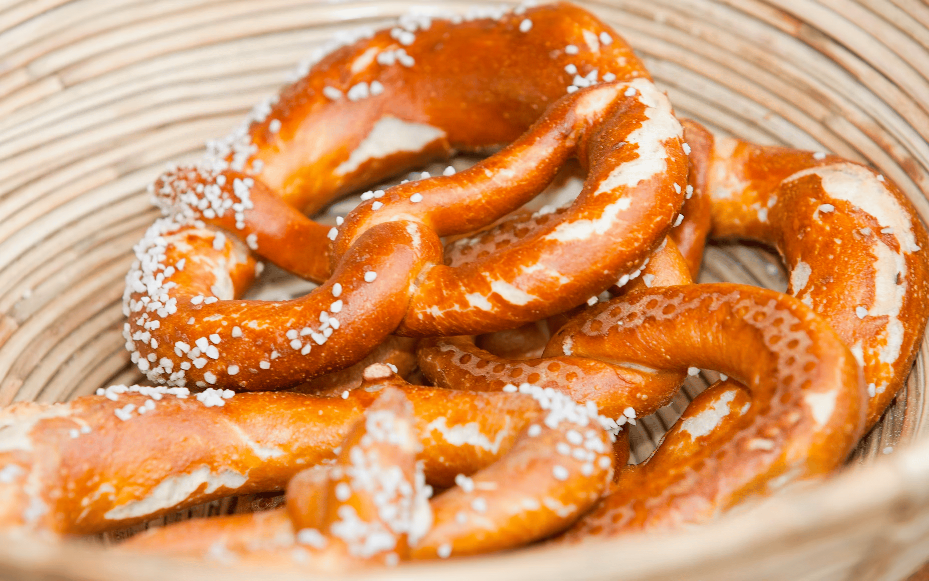 Vegan snack ideas: soft pretzels