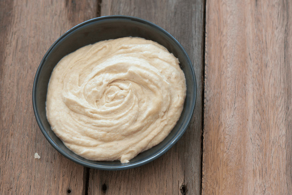 Low acid salad dressing: tahini dressing